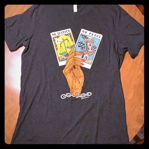 No Justice No Peace shirt, size M
